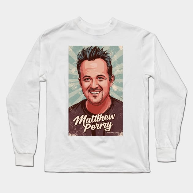 Rest in peace friend chandler Matthew bing perry in memory friends RIP Matthew Perry Long Sleeve T-Shirt by Zachariya420